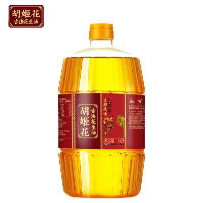 胡姬花古法花生油 土榨风味1.8L